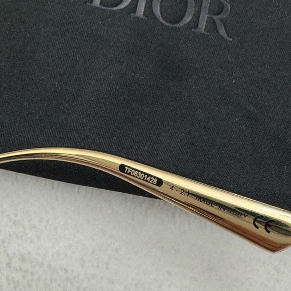 🎆Dior Sunglasses 30 Montaigne Flat Top Black - Picture 6 of 7